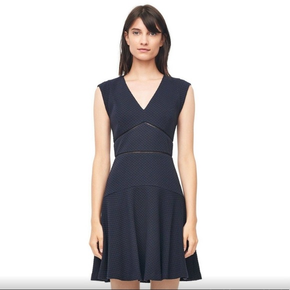 Rebecca Taylor ‘Navy Sailor Dress’ Size 4 - Picture 1 of 14